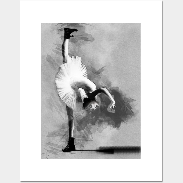 Ballerina Wall Art by dodiarty